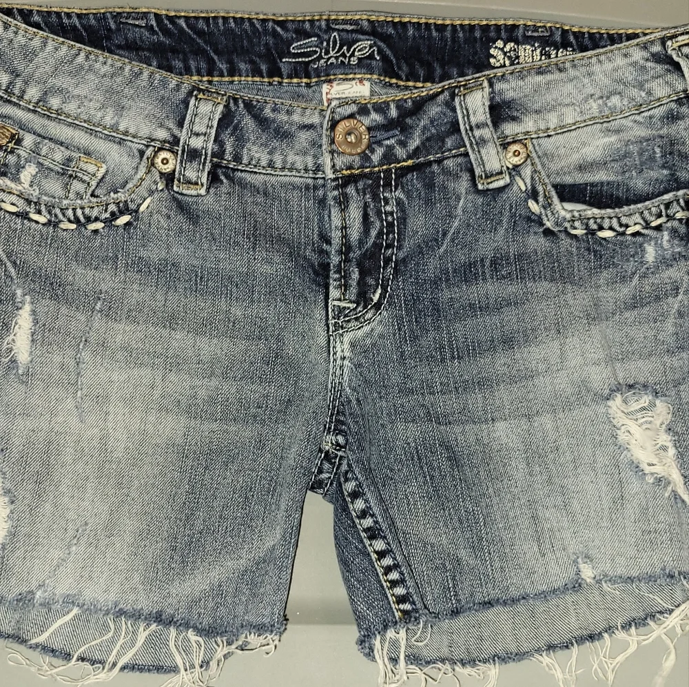 Silver Jean shorts - Picture 2 of 2